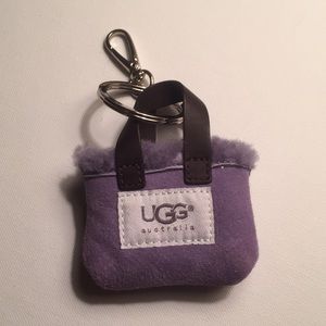 Mini Purple Ugg Key ring holder